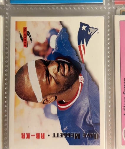 1995 Score #71 Dave Meggett — front