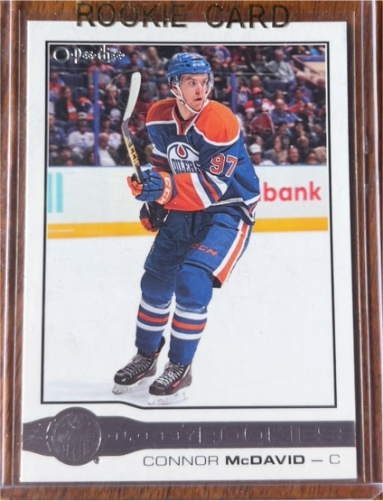 2015-16 O-Pee-Chee Glossy Rookies #R-1 Connor McDavid — front