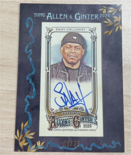 2025 Topps Allen & Ginter #MA-SWAY Sway Calloway — front