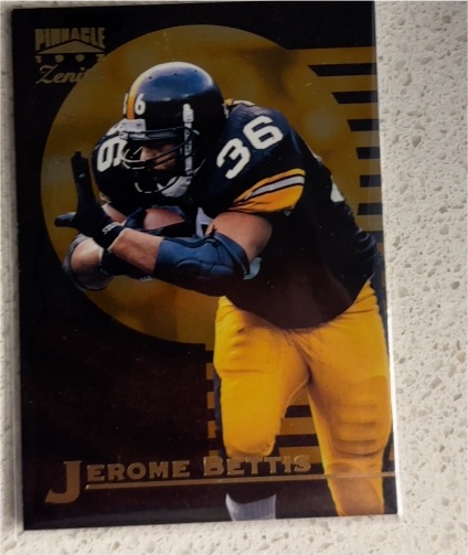 1997 Pinnacle Zenith #34 Jerome Bettis — front
