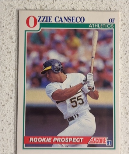 1991 Score #346 Ozzie Canseco — front