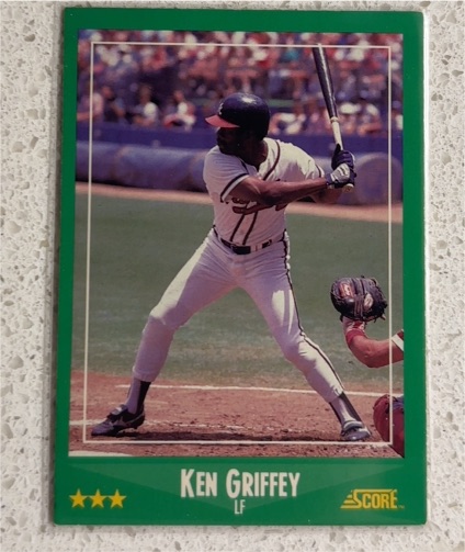 1988 Score #390 Ken Griffey — front