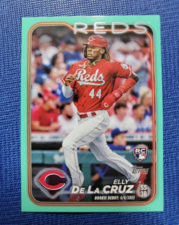 2024 Topps Update #US350 Elly De La Cruz Rookie Debut — front