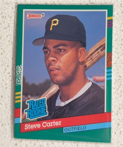 1991 Donruss #418 Steve Carter — front