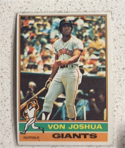1976 Topps #82 Von Joshua — front