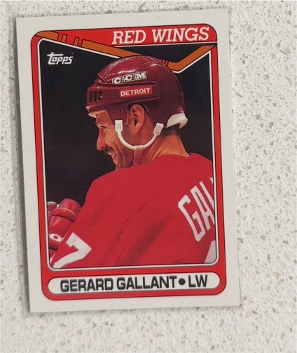 1990-91 Topps #322 Gerard Gallant — front