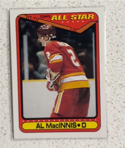 1990-91 Topps #197 Al MacInnis — front