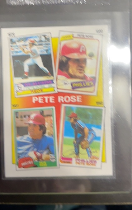1986 Topps #6 The Pete Rose Years: 1979-1982 — front