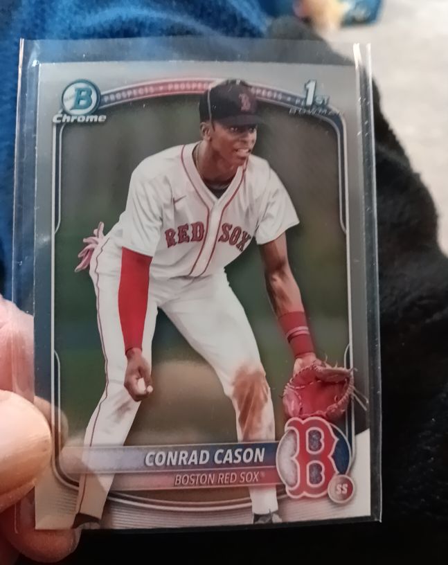 2025 Bowman Chrome #BCP-130 Conrad Cason — front