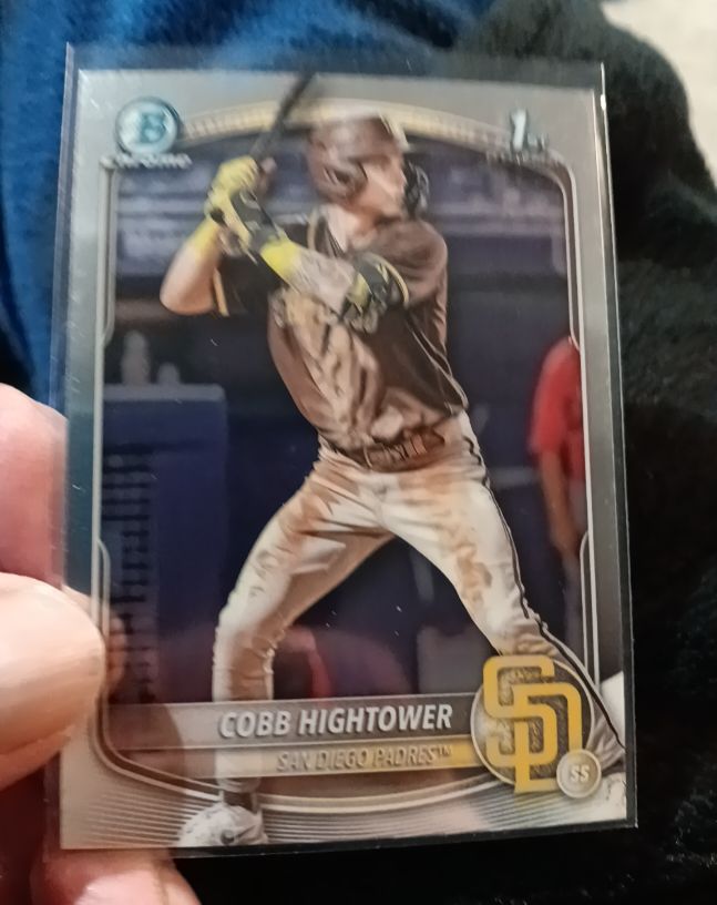 2025 Bowman Chrome Prospects #BCP-104 Cobb Hightower — front