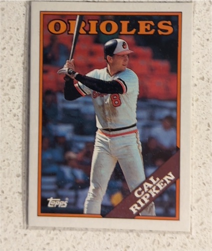 1988 Topps #650 Cal Ripken — front