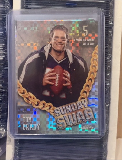 2024 Topps Chrome #SS-1 Tom Brady Sunday Swag — front