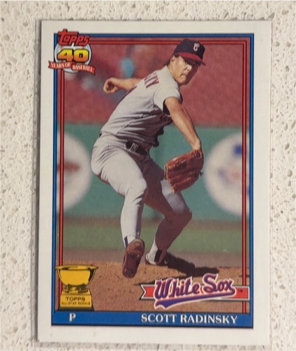 1991 Topps #299 Scott Radinsky — front