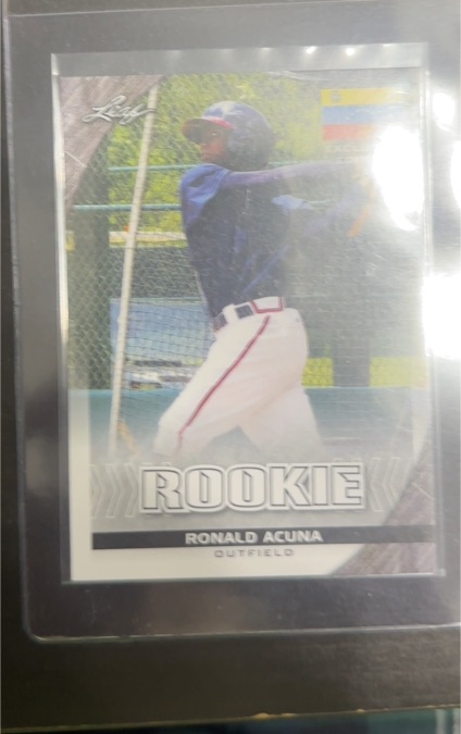 2017 Leaf Exclusive Edition #22 Ronald Acuna Rookie — front