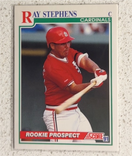 1991 Score #743 Ray Stephens Rookie Prospect — front