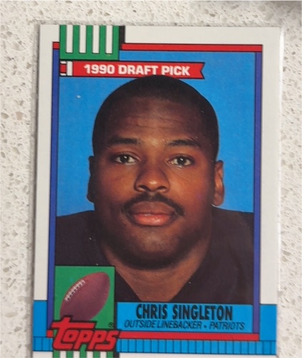 1990 Topps #416 Chris Singleton — front