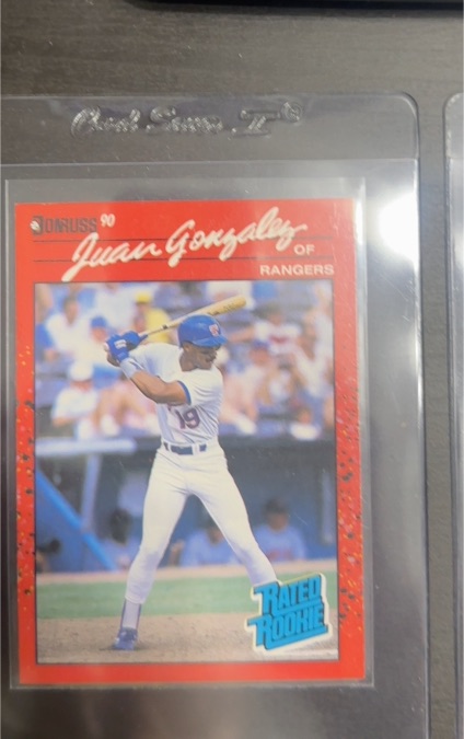 1990 Donruss #33 Juan Gonzalez — front