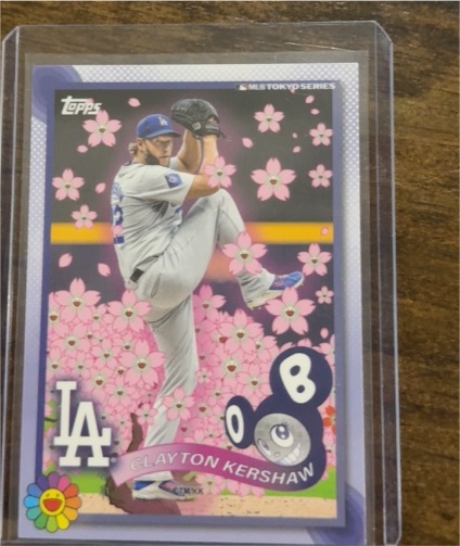2025 Topps MLB Tokyo Series Takashi Murakami #3 Clayton Kershaw — front