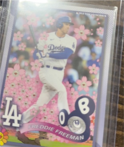 2025 Topps Tokyo Series Takashi Murakami #9 Freddie Freeman — front