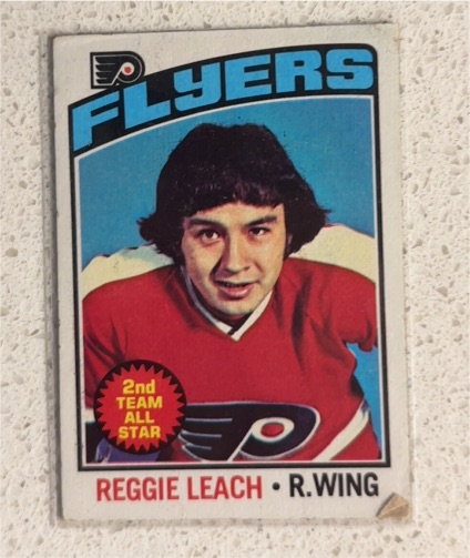 1976-77 Topps #110 Reggie Leach — front