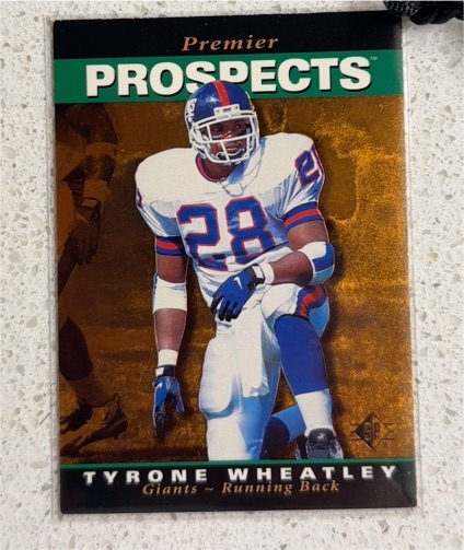 1995 Upper Deck SP Premier Prospects #19 Tyrone Wheatley — front