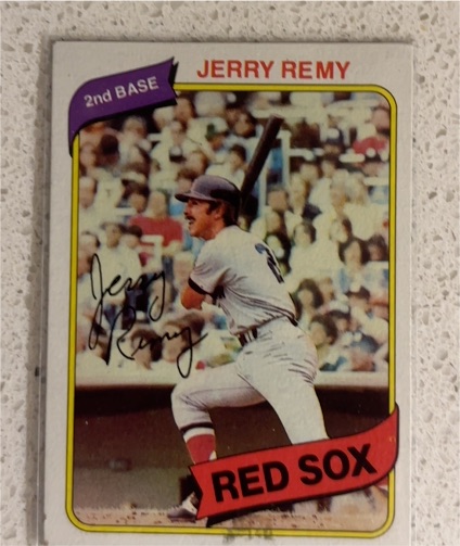 1980 Topps #155 Jerry Remy Boston Red Sox — front