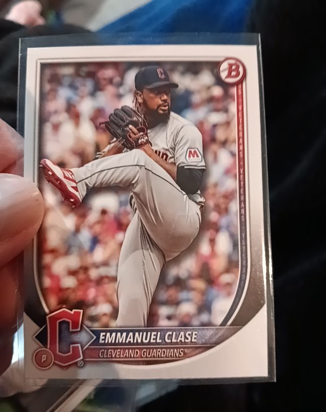 2025 Bowman #15 Emmanuel Clase — front