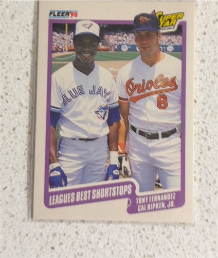 1990 Fleer #634 Cal Ripken Jr. & Tony Fernandez Super Star Specials — front