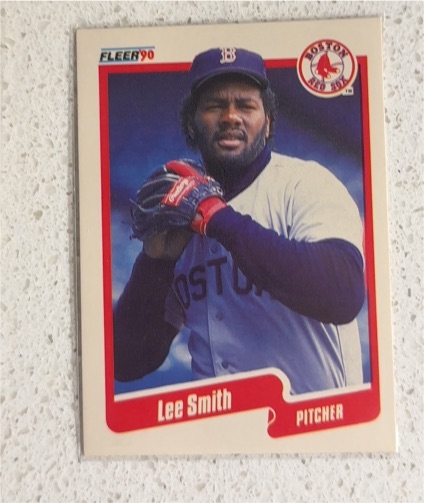 1990 Fleer #287 Lee Smith — front