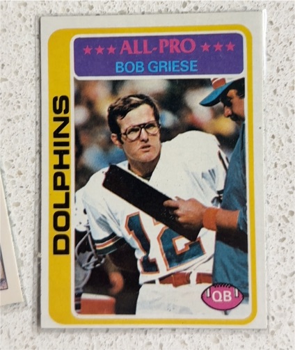 1978 Topps #120 Bob Griese — front