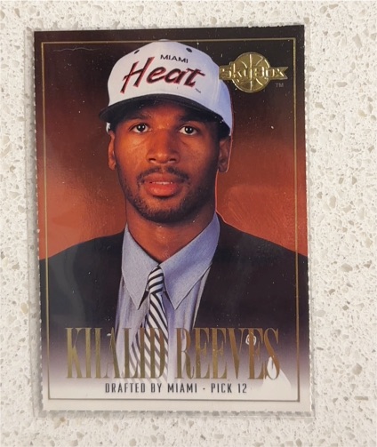 1994-95 SkyBox Draft Picks #DP12 Khalid Reeves — front