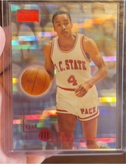 2013-14 Fleer Retro #95 Spud Webb NC State Wolfpack — front