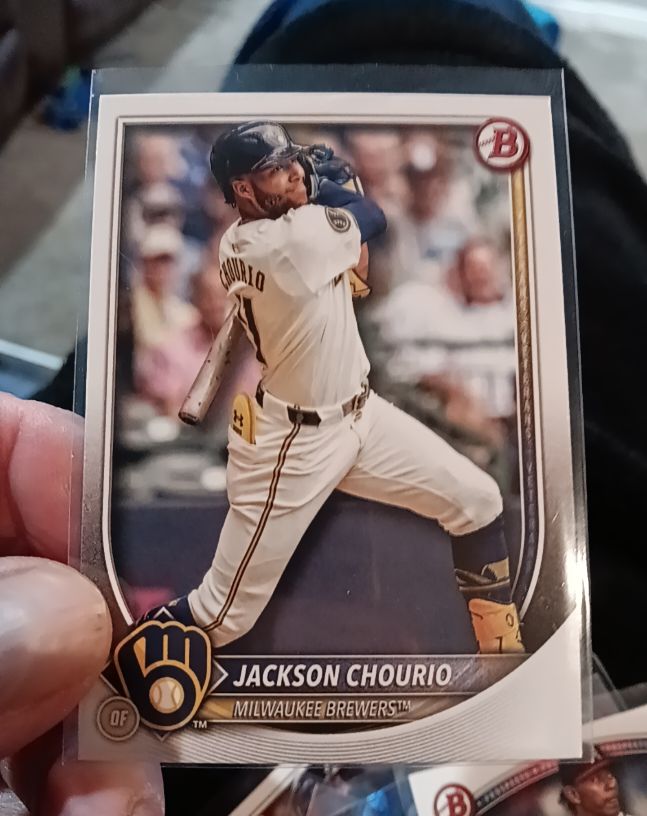 2025 Bowman #11 Jackson Chourio — front