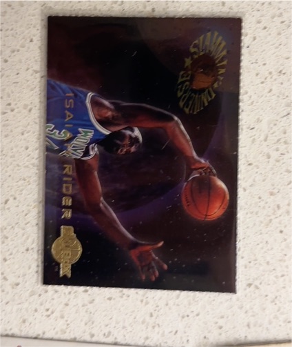 1994-95 Skybox Slammin' Universe #SU21 Isaiah Rider — front