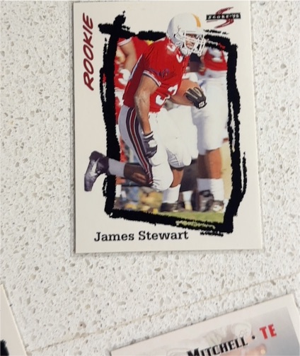 1995 Score #268 James Stewart Rookie — front