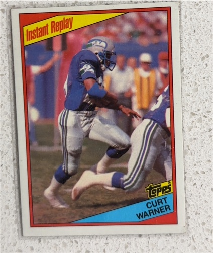 1984 Topps Instant Replay #199 Curt Warner — front