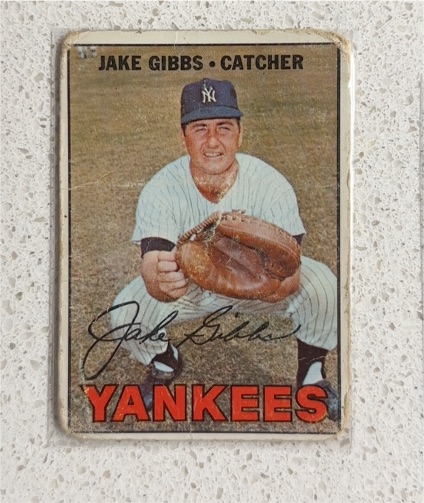 1967 Topps #375 Jake Gibbs — front