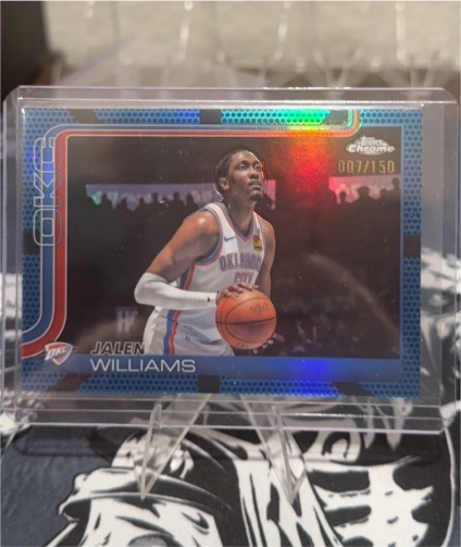 2025-26 Topps Chrome #187 Jalen Williams — front