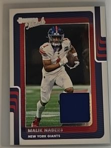 2025 Panini Donruss Threads #DTH-MNS Malik Nabers — front