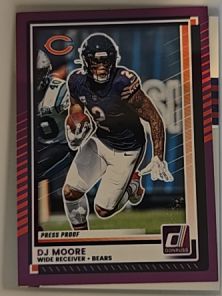2025 Donruss #155 D.J. Moore — front
