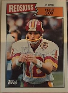 1987 Topps #71 Steve Cox — front