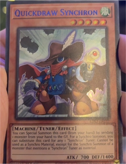 Yu-Gi-Oh! Legendary Duelist 1st Edition LED6-EN032 Quickdraw Synchron — front