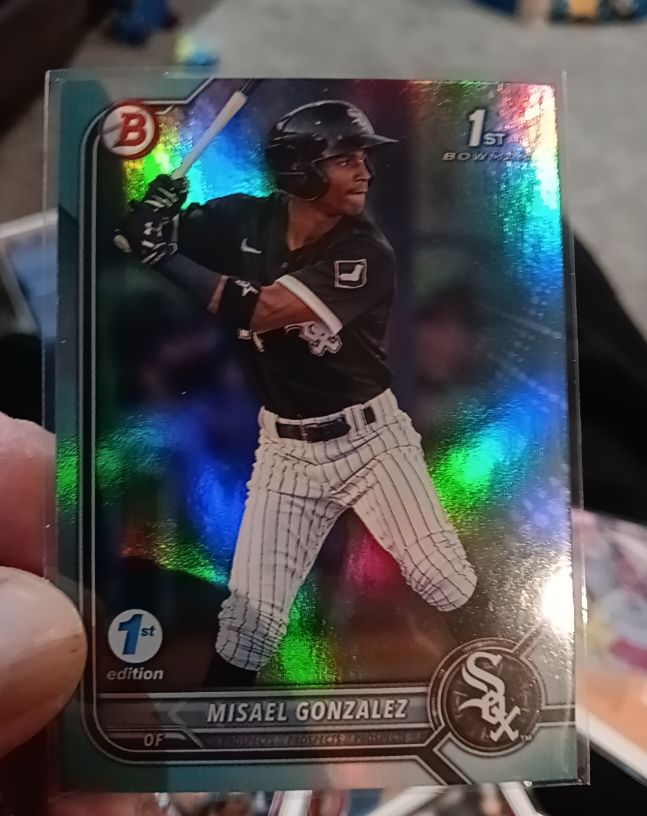 2022 Bowman Chrome #BCP-4 Misael Gonzalez — front