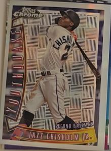 2022 Topps Chrome Sonic 1996 Youthquake #YQ-25 Jazz Chisholm Jr. — front