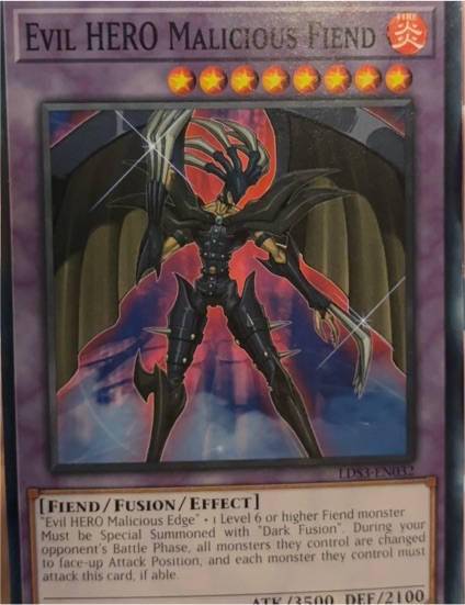 Yu-Gi-Oh! LDS3-EN032 Evil HERO Malicious Fiend — front