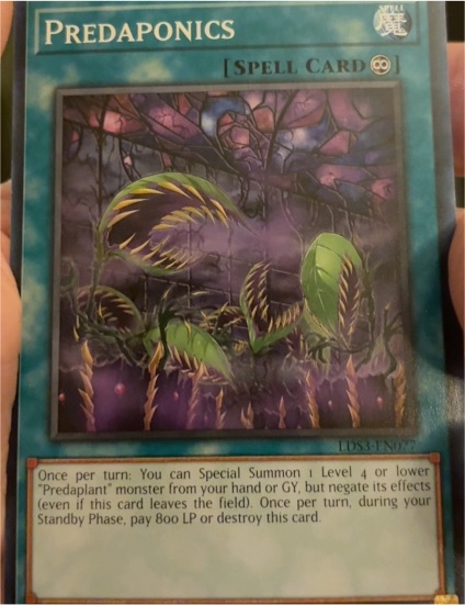 Yu-Gi-Oh! LDS3-EN077 Predaponics — front