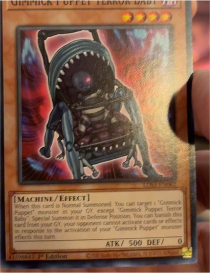 2022 Yu-Gi-Oh! Legendary Duelists: Season 3 #LDS3-EN062 Gimmick Puppet Terror Baby — front