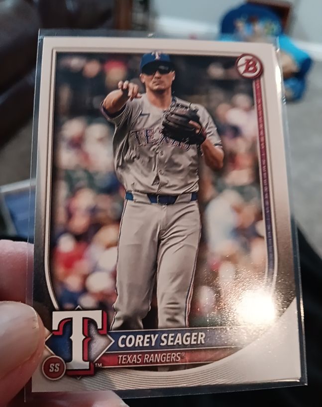2025 Bowman #38 Corey Seager — front