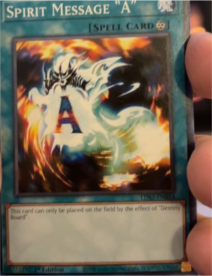 Yu-Gi-Oh! Spirit Message "A" LDS3-EN014 — front