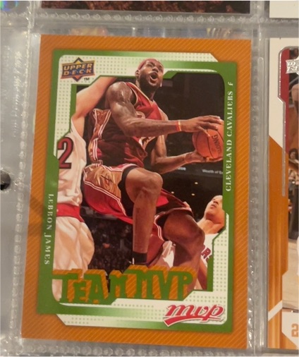 2008-09 Upper Deck MVP #175 LeBron James — front